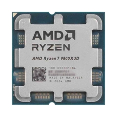 CPU AMD Ryzen 7 9800X3D Up to 5.2GHz 8 cores 16 threads 104MB 100-000001084 (Tray New AMD VN)