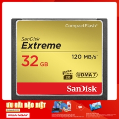 Thẻ Nhớ CompactFlash (CF) SanDisk Extreme 32GB 800X SDCFXSB-032G-G46