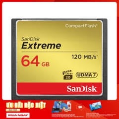 Thẻ Nhớ CompactFlash (CF) SanDisk Extreme 64GB 800X SDCFXSB-064G-G46