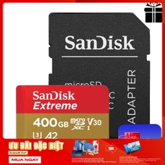 Thẻ Nhớ MicroSDXC SanDisk Extreme V30 A2 400GB 160MB/s SDSQXA1-400G-AN6MA