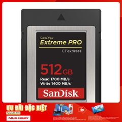 Thẻ nhớ CFexpress 2.0 SanDisk Extreme Pro 512GB Type B SDCFE-512G-GN4IN