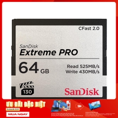 Thẻ nhớ Cfast 2.0 SanDisk Extreme PRO 3500x 64GB SDCFSP-064G-G46D