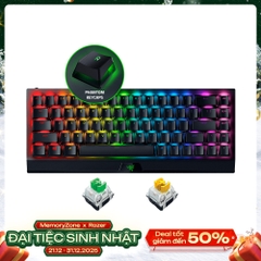 [Phantom Edition] Bàn phím cơ không dây Razer BlackWidow V3 Mini HyperSpeed Phantom Edition