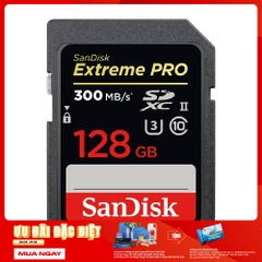 Thẻ nhớ SDXC SanDisk Extreme Pro UHS-II U3 128GB 300MB/s SDSDXDK-128G-GN4IN