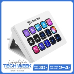 Thiết bị Stream Elgato Gaming StreamDeck MK.2 White 15 Phím Lập Trình 10GBA9911