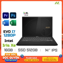 Laptop MSI Summit E14 Evo A12M-211VN (i7-1280P EVO, Iris Xe graphics, Ram 16GB DDR5, SSD 512GB, 14 Inch IPS FHD)