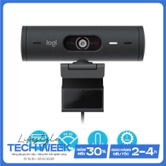Webcam máy tính Logitech Brio 500 Black 960-001423