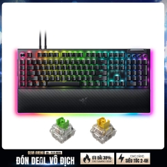 Bàn phím cơ Razer BlackWidow V4 Pro RGB Razer Switch Green/ Yellow