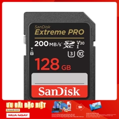 Thẻ nhớ SDXC SanDisk Extreme Pro U3 V30 128GB 200MB/s SDSDXXD-128G-GN4IN