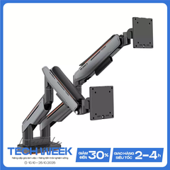 Giá đỡ 2 màn hình Human Motion Monitor Arm T9 Pro II Dual Grey 23-43 Inch T9ProII-Dual-GRY