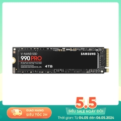 SSD Samsung 990 Pro 4TB PCIe Gen 4.0 x4 NVMe V-NAND M.2 2280 MZ-V9P4T0BW