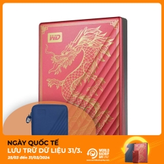 Ổ cứng di động 2TB WD My Passport Ultra Limited Edition Dragon USB 3.2 Type-C WDBRHB0020BRD-WESN