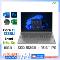 Laptop Lenovo V15 G4 IRU 83A10006VN (i5-1335U, Iris Xe Graphics, Ram 16GB DDR4, SSD 512GB, 15.6 Inch IPS FHD, Win 11)