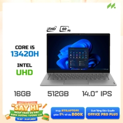 Laptop Lenovo V14 G4 IRU 83A000BGVN (i5-13420H, UHD Graphics, RAM 16GB DDR4, SSD 512GB, 14 Inch IPS FHD 60Hz, Win 11)
