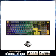 Bàn phím cơ không dây AKKO 5098B Black Gold LCD Screen RGB Hotswap (AKKO Sw)