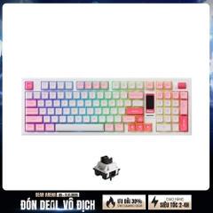 Bàn phím cơ không dây AKKO 5098B Prunus Lannesiana LCD Screen RGB Hotswap (AKKO Sw)