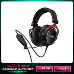 Tai Nghe Gaming Dareu EH925L Black Red Pro Multi Led