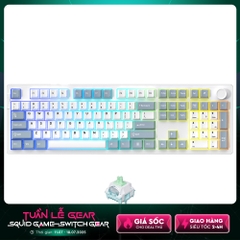 Bàn phím cơ không dây Dareu EK106 Pro Triple Mode Haze Blue (Dareu Sw)