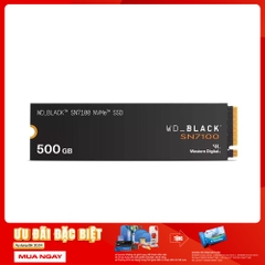 SSD WD Black SN7100 500GB PCIe Gen4 x4 NVMe M.2 WDS500G4X0E