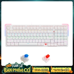 Bàn phím cơ Rapoo V500 Pro-98 2024 White Edition Multi Led (Rapoo Sw)