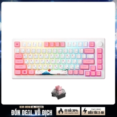 Bàn phím cơ không dây AKKO MOD007B-HE PC Tokyo Sakura Pink Hotswap (Magnetic Sw)