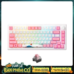 Bàn phím cơ không dây AKKO MOD007B-HE PC Tokyo Sakura Pink Hotswap (Magnetic Sw)