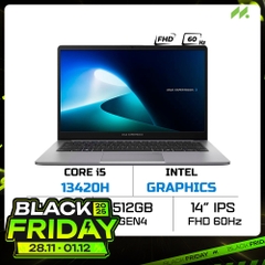 Laptop ASUS ExpertBook P1 P1403CVA-i516-50W (i5-13420H, UHD Graphics, RAM 16GB DDR5, SSD 512GB, 14 Inch IPS FHD 60Hz)