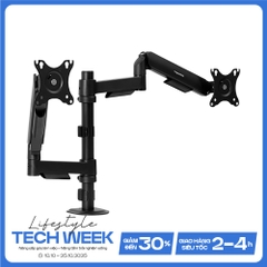 Giá đỡ 2 màn hình HyperWork P1 Dual 17-32 inch HPW-DPA0105-BLK
