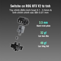 Bàn phím cơ ASUS ROG Falchion Ace 75 HE (ROG HFX V2 Sw)