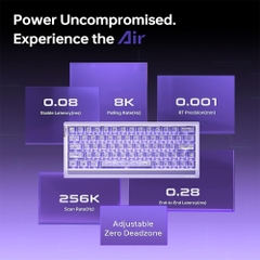 Bàn phím cơ ATK RS63 Air Esports HE RGB Hotswap Rapid Trigger (Magnetic Switch)