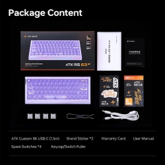 Bàn phím cơ ATK RS63 Air Esports HE RGB Hotswap Rapid Trigger (Magnetic Switch)