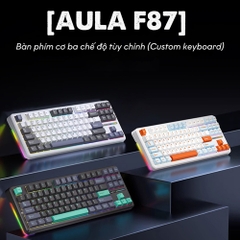 Bàn phím cơ AULA F87 RGB Hotswap (Leobog Sw)