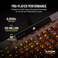 Bàn phím cơ Corsair K70 MAX RGB MGX Sw CH-910961G-NA