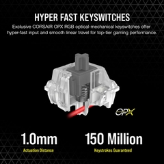 Bàn phím cơ Corsair K70 RGB Pro White CORSAIR OPX CH-910951A-NA