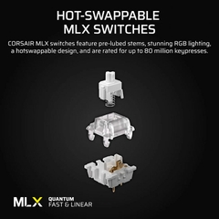 Bàn phím cơ Corsair Vanguard 96 RGB Hotswap SOCD (Corsair MLX Sw)