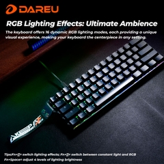 Bàn phím cơ Dareu EK60 HE RGB Hotswap 8K Rapid Trigger (Dareu Magnetic Sw)