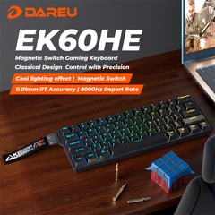 Bàn phím cơ Dareu EK60 HE RGB Hotswap 8K Rapid Trigger (Dareu Magnetic Sw)