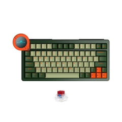 Bàn phím cơ Dry Studio Battleye 75 RT LCD RGB Hotswap 8K Rapid Trigger (Magnetic Sw)