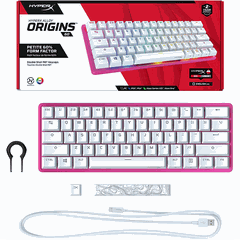 Bàn phím cơ HyperX Alloy Origins 60 Pink HyperX Red 572Y6AA