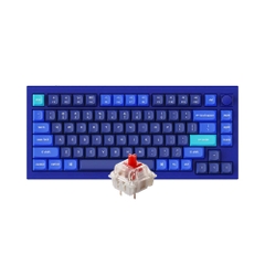 Bàn phím cơ Keychron Q1 version 2 Full Assembled Knob Navy Blue Gateron G Pro Red Q1-O1