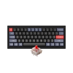 Bàn phím cơ Keychron Q4 Full Assembled Black Gateron G Pro Red Q4-C1