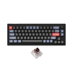 Bàn phím cơ Keychron V2 Full Assembled Knob Carbon Black Led RGB HotSwap Keychron K Pro Switch Red / Blue / Brown