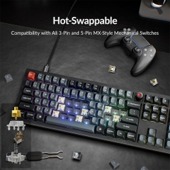 Bàn phím cơ Keychron V6 8K QMK RGB Hotswap (Keychron Sw)
