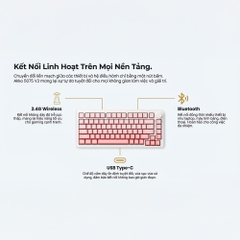 Bàn phím cơ không dây AKKO 5075 V3 Gradient RGB Hotswap (AKKO Switch)