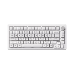 Bàn phím cơ không dây AKKO 5075B Plus White Transparent ASA RGB Hotswap (AKKO Sw)