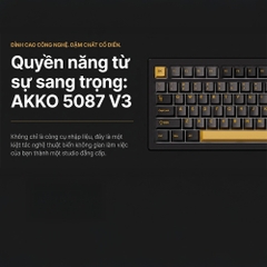 Bàn phím cơ không dây AKKO 5087 V3 RGB Hotswap (AKKO Sw)