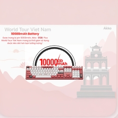 Bàn phím cơ không dây AKKO 5108B Plus World Tour Viet Nam RGB Hotswap (Akko Sw)