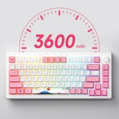 Bàn phím cơ không dây AKKO MOD007B-HE PC Tokyo Sakura Pink Hotswap (Magnetic Sw)