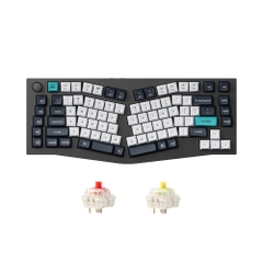 Bàn phím cơ không dây Alice Keychron Q10 Max Carbon Black RGB Knob Hotswap (Gateron Sw)
