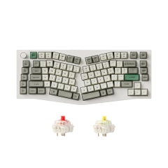 Bàn phím cơ không dây Alice Keychron Q10 Max Shell White RGB Knob Hotswap (Gateron Sw)